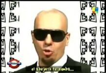 Yayo imitando a Pitbull