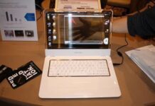 Samsung presenta un portatil semitransparente