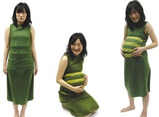 Novedosos vestidos para embarazadas