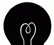 Ilusión óptica: bombilla de luz