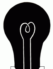 Ilusión óptica: bombilla de luz