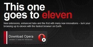 Opera 11 beta