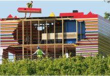 ¿Quién dijo que las casas tienen que ser de ladrillo?