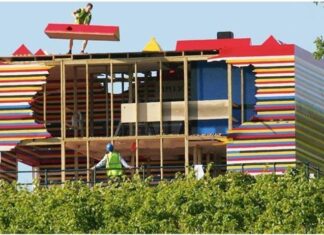 ¿Quién dijo que las casas tienen que ser de ladrillo?