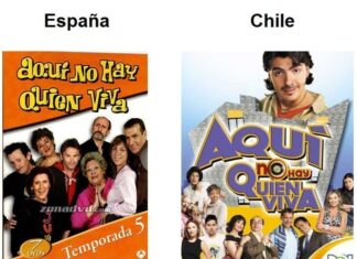 Aquí no hay quien viva. Serie en España y también en Chile