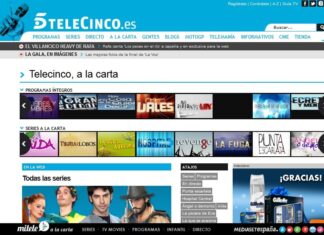 Telecinco y su Televisión Online