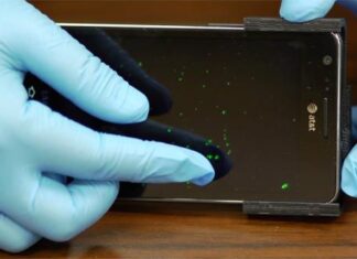 Las bacterias de un teléfono táctil