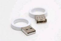 Fotos curiosas de Memorias USB  - ANILLOS USB 
