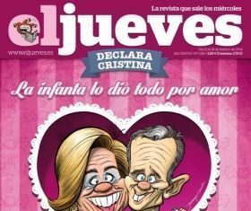 La Infanta Cristina e Iñaki Urdangarín portada de El Jueves La Infanta Cristina e Iñaki Urdangarín portada de El Jueves