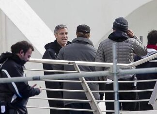 George Clooney abandona Valencia George Clooney abandona Valencia