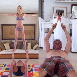 Parodias del Yoga Acrobático de Carles Puyol y Vanesa Lorenzo