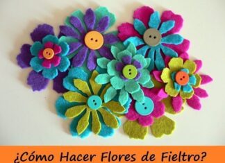 ¡Alegra este Otoño con FLORES de FIELTRO! como hacer flores de fieltro