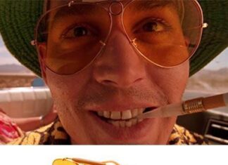 Gafas de Sol Usadas por Actores en Películas de Cine gafas usadas en Miedo-y-asco-en-Las-Vegas