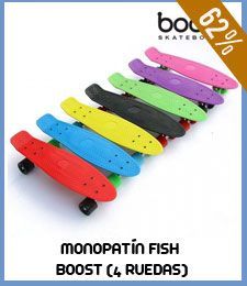 Monopatín Fish Boost (4 ruedas)