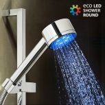 Ducha con Luz Redonda Eco Led Shower
