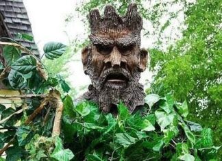 Esculturas con árboles