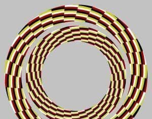 Ilusiones Opticas: Círculos en movimiento