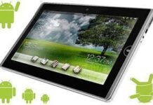 Asus EeePad con Android como sistema operativo