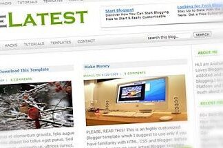 The Latest: Excelente plantilla para Blogger