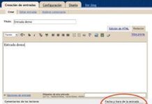 Como programar entradas en blogger