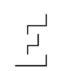 La mente completa la figura. Efecto Kanizsa