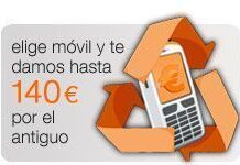 Reciclar y obtener descuento en nuevos móviles con Orange