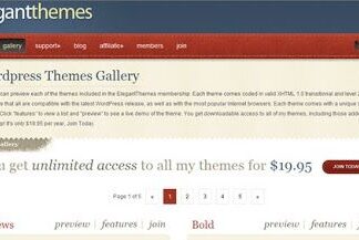 Elegant Themes: Bonitos temas para WordPress