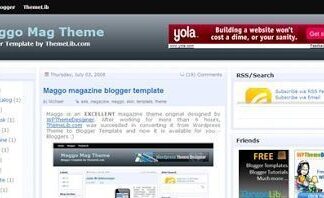 Plantilla Blogger Gratis: Maggo Magazine