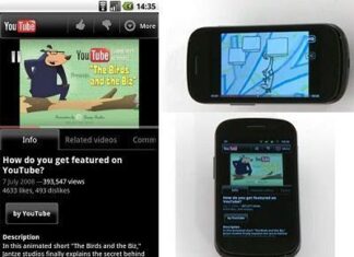 YouTube 2.1 disponible en Android Market