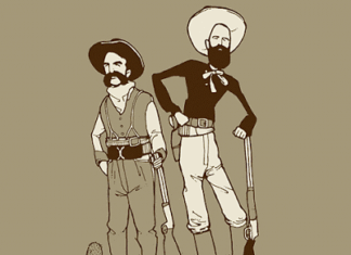 Ilusion optica.Dos vaqueros algo raros