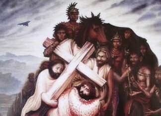 Ilusion optica de Jesucristo