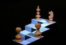 Tablero de ajedrez de Escher
