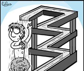 La ducha de Escher