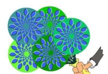 Flores en movimiento.Regalo para el dia de la madre