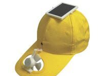 Gorro con panel solar y ventilador