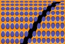 Ilusion optica. Grieta