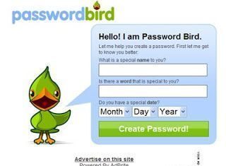 PasswordBird: Genera contraseñas seguras