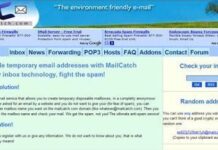 MailCatch: Crear cuenta de correo temporal