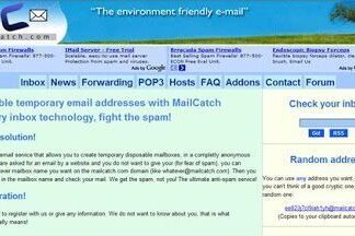 MailCatch: Crear cuenta de correo temporal
