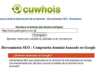 Saber si mi Dominio esta Banneado por Google