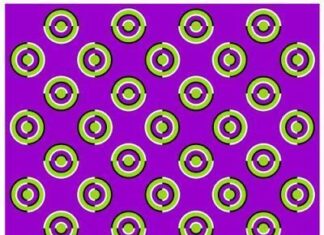Ilusion optica.Botones bailando