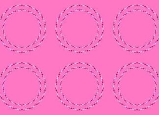 Ilusion optica. ¿Circulos entrelazados?
