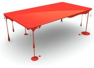 Mesa sangrienta o que se funde