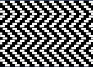 Ilusion optica. Si ,horizontales y paralelas