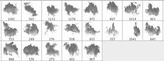25 pinceles de nubes gratis para Photoshop