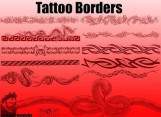 Pinceles gratis con estilos de tatuajes