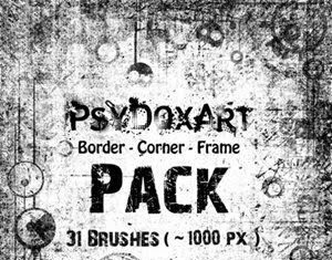 Pinceles gratis para marcos y bordes