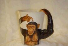 Ilusión óptica en una taza