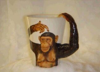 Ilusión óptica en una taza