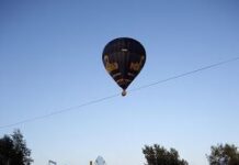 Ilusion optica . Teleferico -globo?